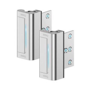 Home Security Door Lock, 2 Pack Childproof Door Reinforcement Lock with 3 Inch Stop